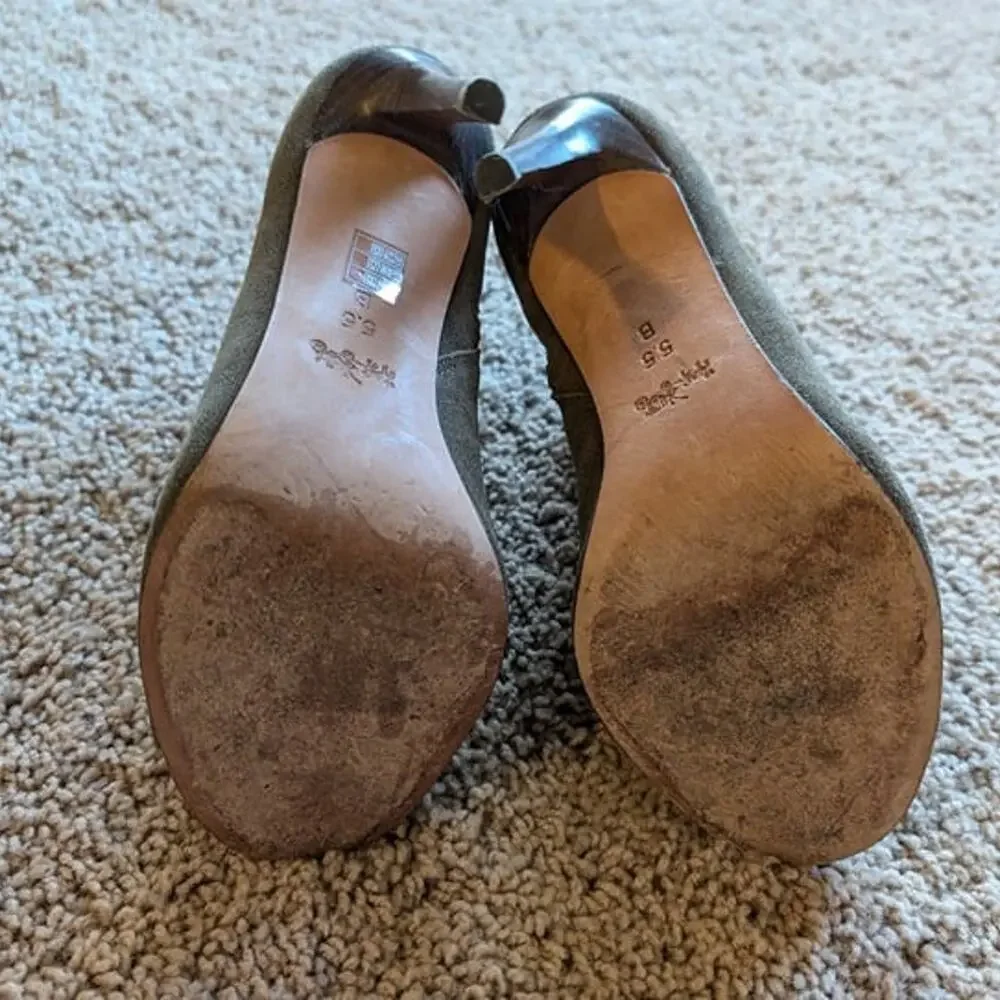 Coach Olie Open Toe Booties Women's 5.5 Career Office Preppy